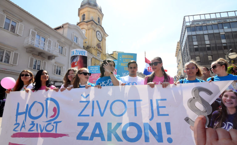 Croazia. Marcia per la vita in 11 città, tra cui Fiume (foto)