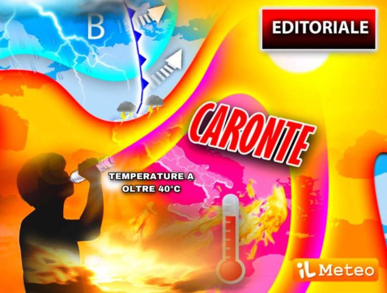La morsa di Caronte, previste temperature anche di 40°C
