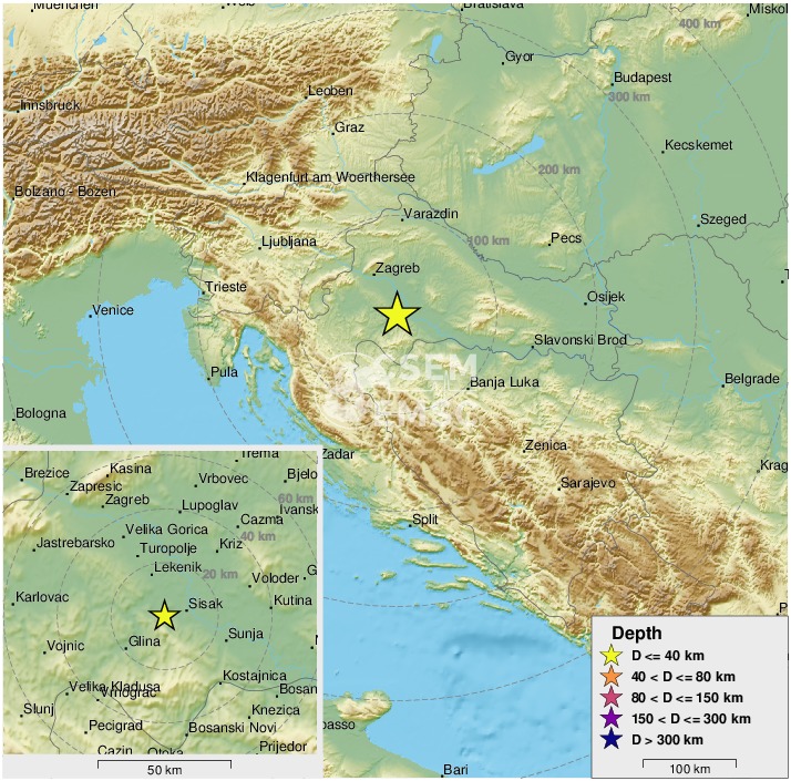 Croazia centrale ancora in balia dello sciame sismico