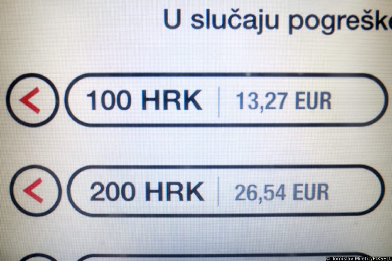 Croazia. Bancomat, solo banconote da 10 e 20 euro