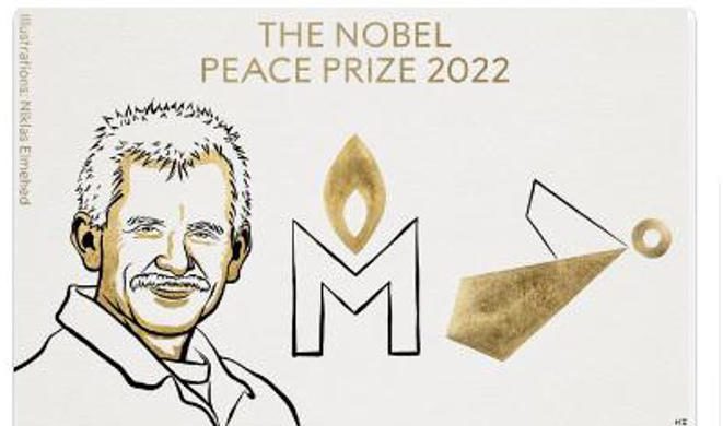 Nobel Pace 2022 a Bialiatski, Memorial e Centro libertà ucraine