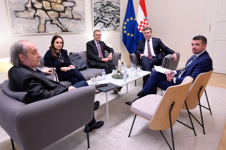 Sacco e Radin da Plenković: fra la Croazia e l’Italia un rapporto strategico