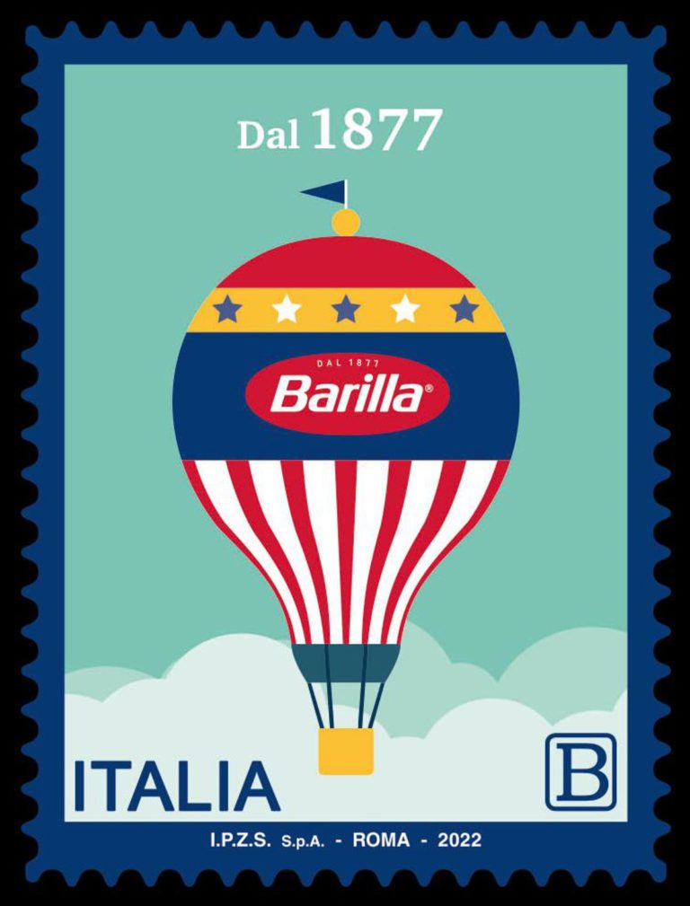 Un francobollo speciale celebra i 145 anni di Barilla tra cibo, arte e innovazione