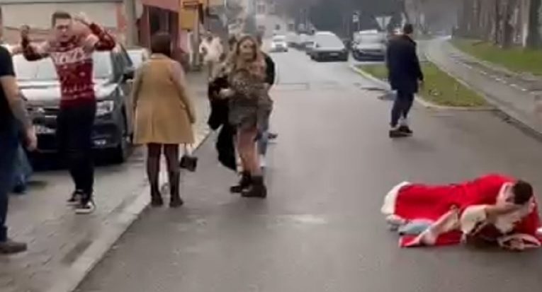 Slavonski Brod. Arrestato e interrogato l’aggressore di Babbo Natale