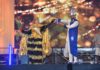La Reginetta del Carnevale fiumano 2023, Maja Babin del Gruppo Draške maškare di Draga (Fiume) e Mastro Sandi