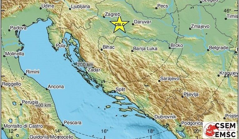 Croazia centrale, ancora un terremoto
