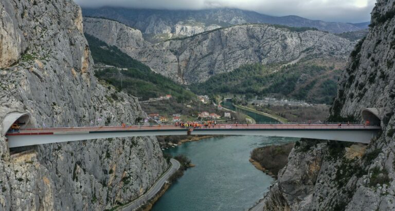 Dalmazia, è Made in Italy il ponte sul fiume Cettina (foto)