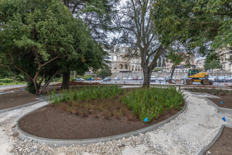 Giardini Valeria, presto completata l’area del Ninfeo