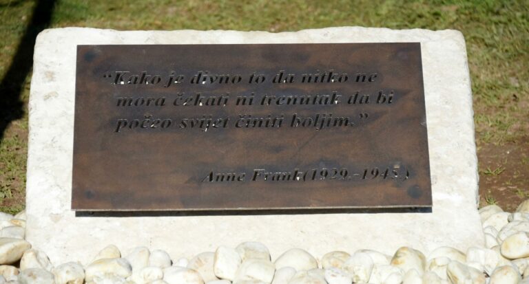 Pola, ecco il parco dedicato ad Anna Frank
