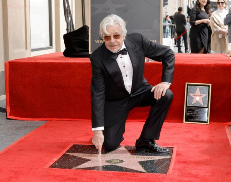 Hollywood, Giancarlo Giannini ha la sua stella sulla Walk of Fame