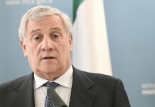 Il vicepremier e ministro degli Affari esteri e della Cooperazione internazionale italiano, Antonio Tajani. Fotografia Ronald Brmalj