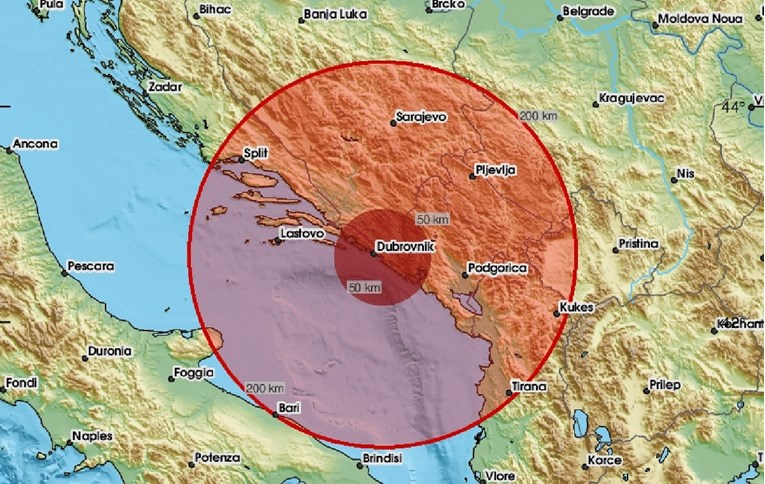 Paura a Ragusa (Dubrovnik): scossa di magnitudo 4