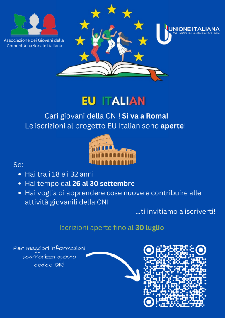 EU Italian, progetto giovane dell’UI