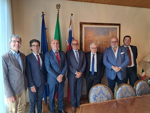 Delegazione ANVGD dall’Ambasciatore italiano a Lubiana Carlo Campanile