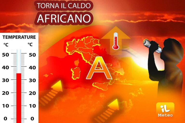 Meteo, oggi e domani ancora fresco: caldo africano in arrivo dal weekend