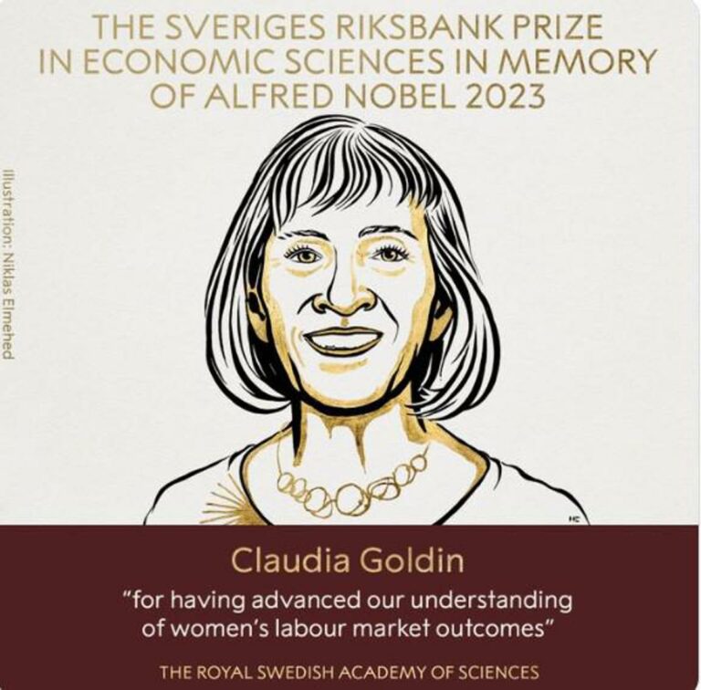 Nobel Economia a Claudia Goldin per ricerche su donne in mercato lavoro