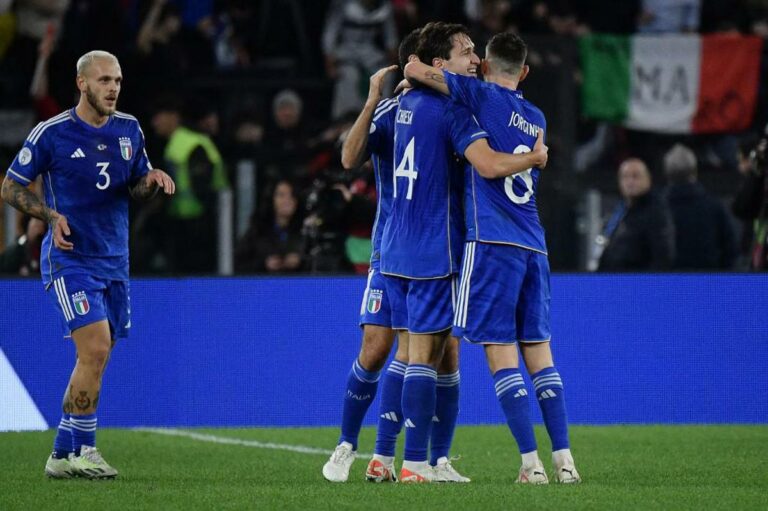 Italia-Macedonia del Nord 5-2, cinquina azzurra: ‘spareggio’ con Ucraina per Euro 2024