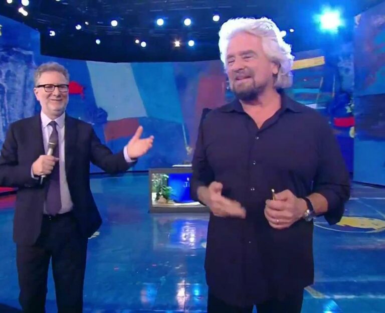 Beppe Grillo torna in tv da Fabio Fazio: cosa ha detto a Che tempo che fa