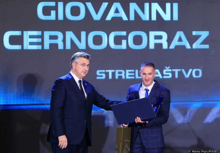 Giovanni Cernogoraz premiato come miglior sportivo dell’anno