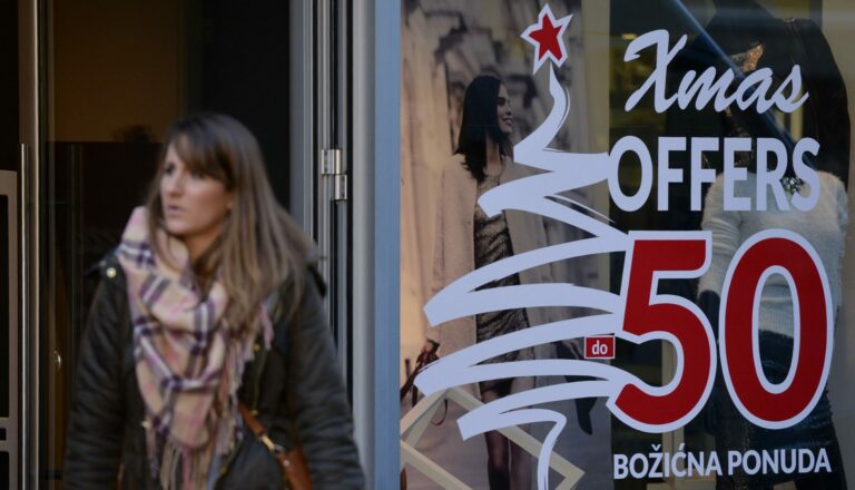 Shopping natalizio, i croati hanno speso 2,65 miliardi di euro