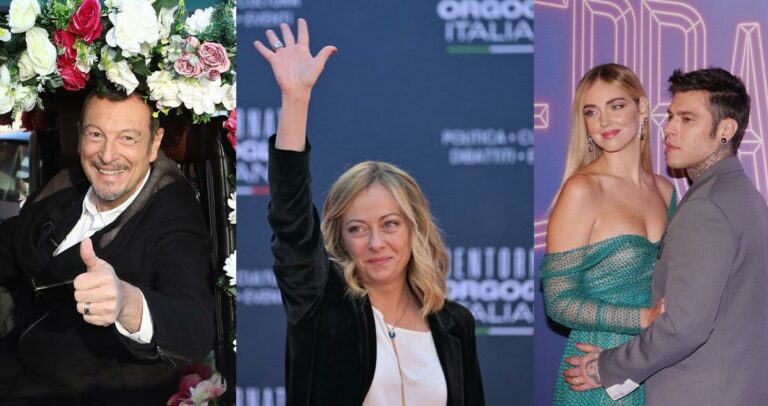 Un anno di social in Italia: da Sanremo a Meloni e Ferragnez, tutti i temi più discussi del 2023