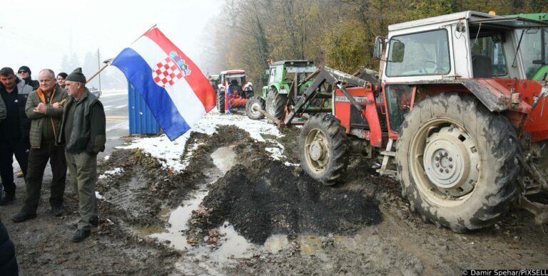 Anche gli agricoltori croati valutano la discesa in strada