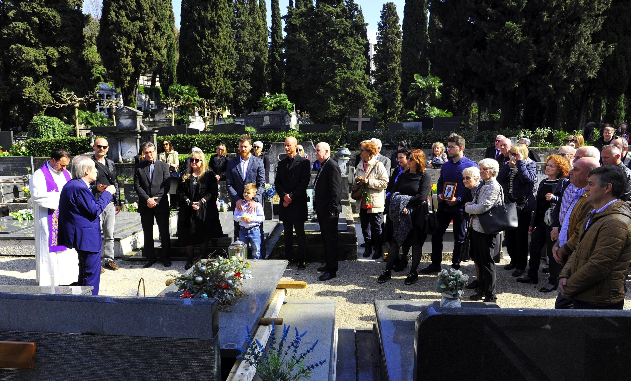 Piero Varljen, Funerale, Fiume, Cosala, 22 marzo 2024