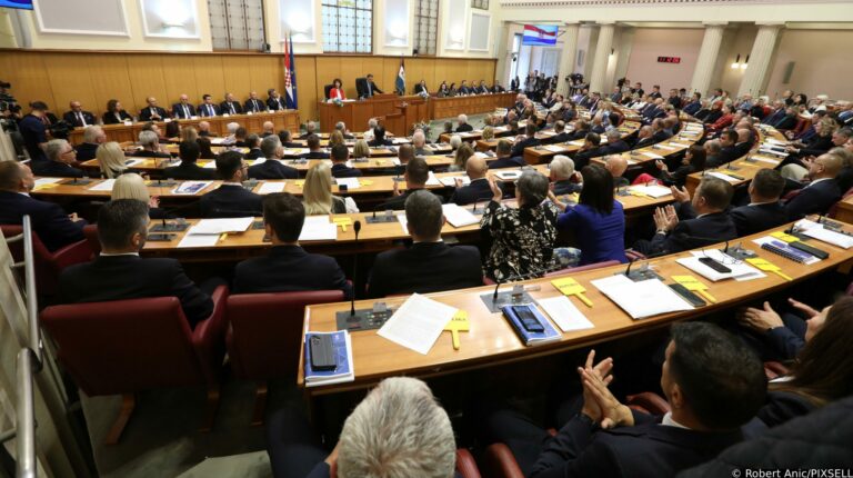 Sessione costitutiva del Sabor: Jandroković è il nuovo-vecchio presidente
