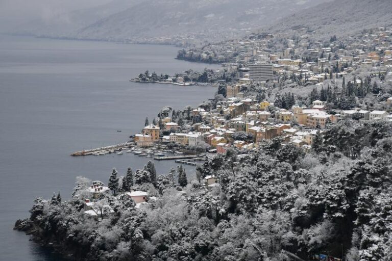 Neve copiosa su Istria e Quarnero (foto)